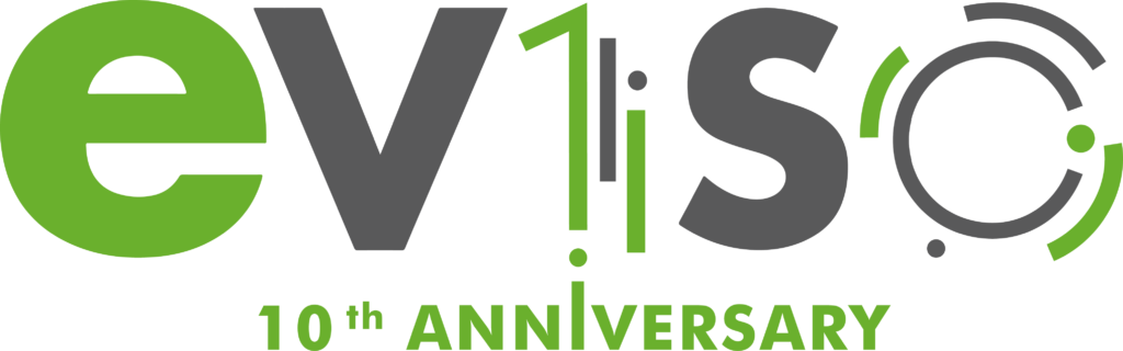 Logo eVISO celebrativo dei 10 anni di attività
